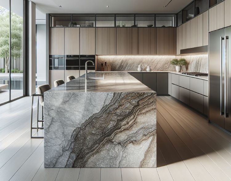 Inspiration for Kitchen Design with Sensa Marble Countertops