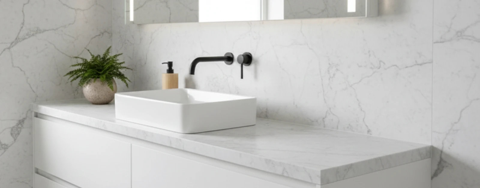 bathroom vanity using stone ambassador