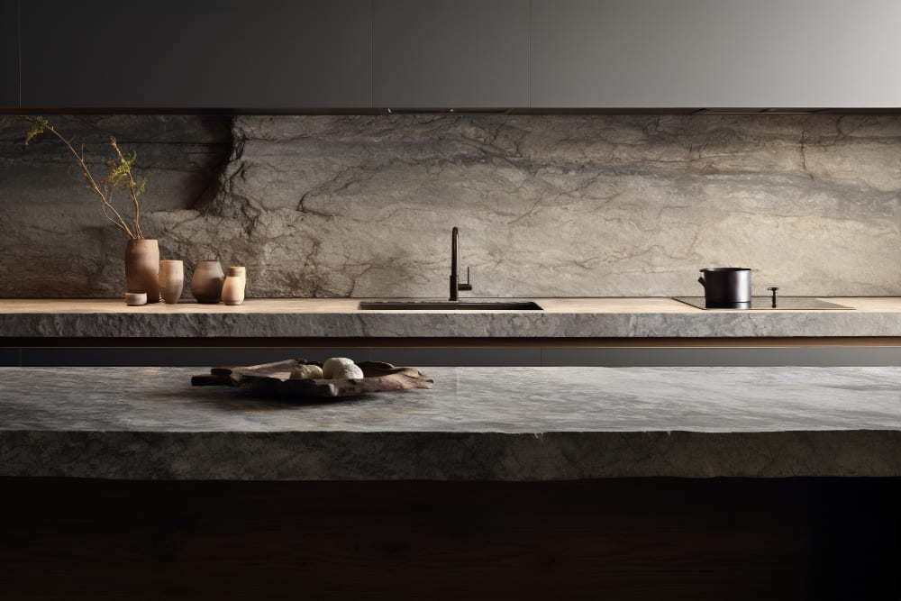 quantum zero stone in kitchen home interior design