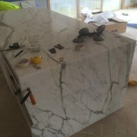 Calacatta Marble Benchtop Project