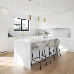 Kitchen with YDL Summer Breeze Stone Image 3